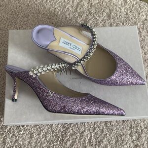 Jimmy Choo glitter mule. 7